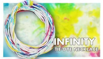 How to Create an Infinity Tie-Dye Necklace