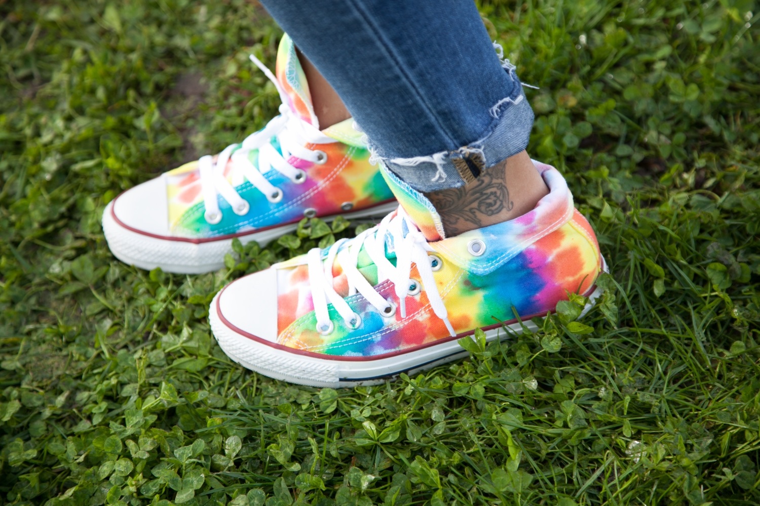 Show details for DIY Tie-Dye Shoes