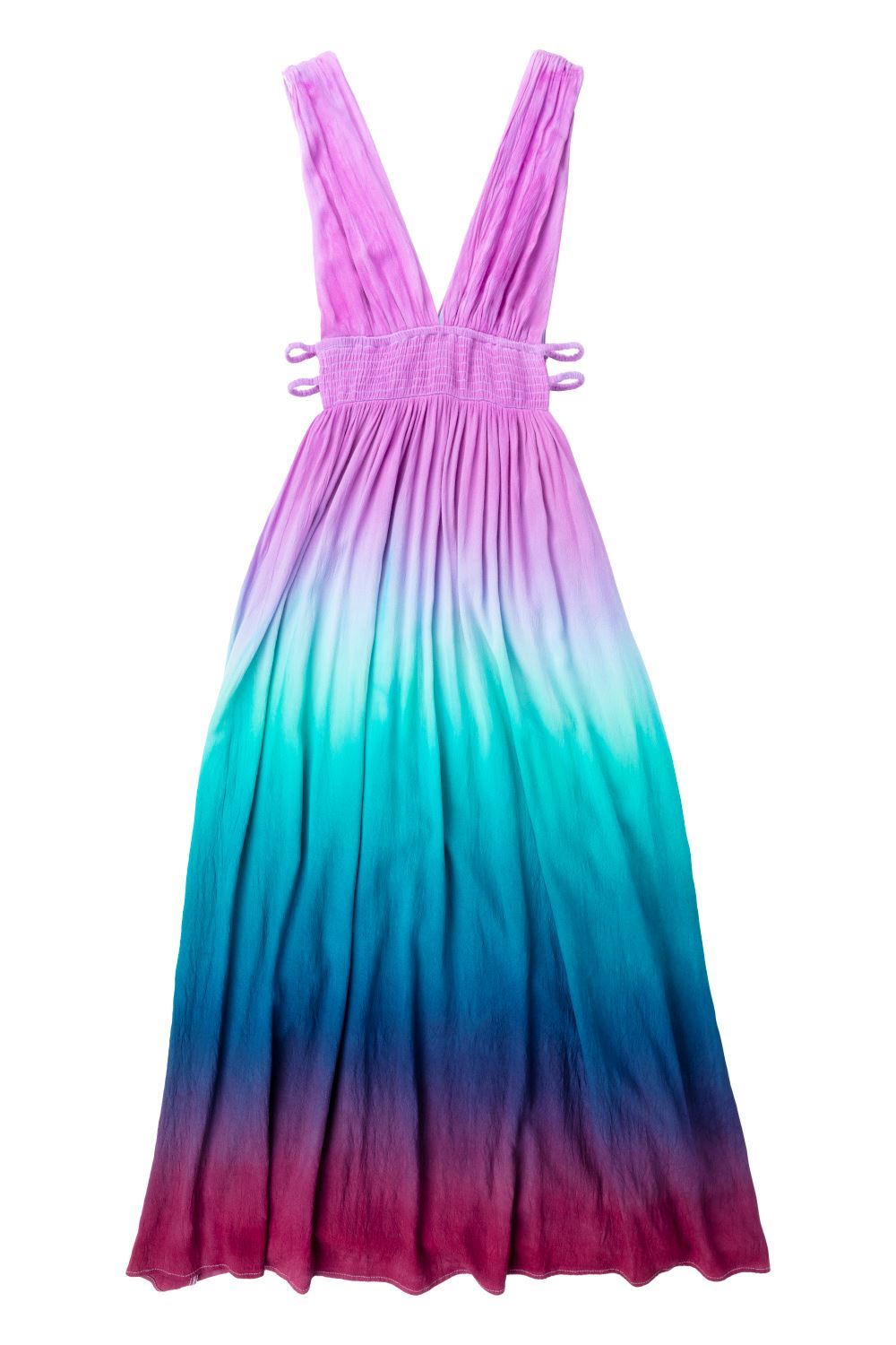 Tulip Ombre Tie Dye Maxi Dress