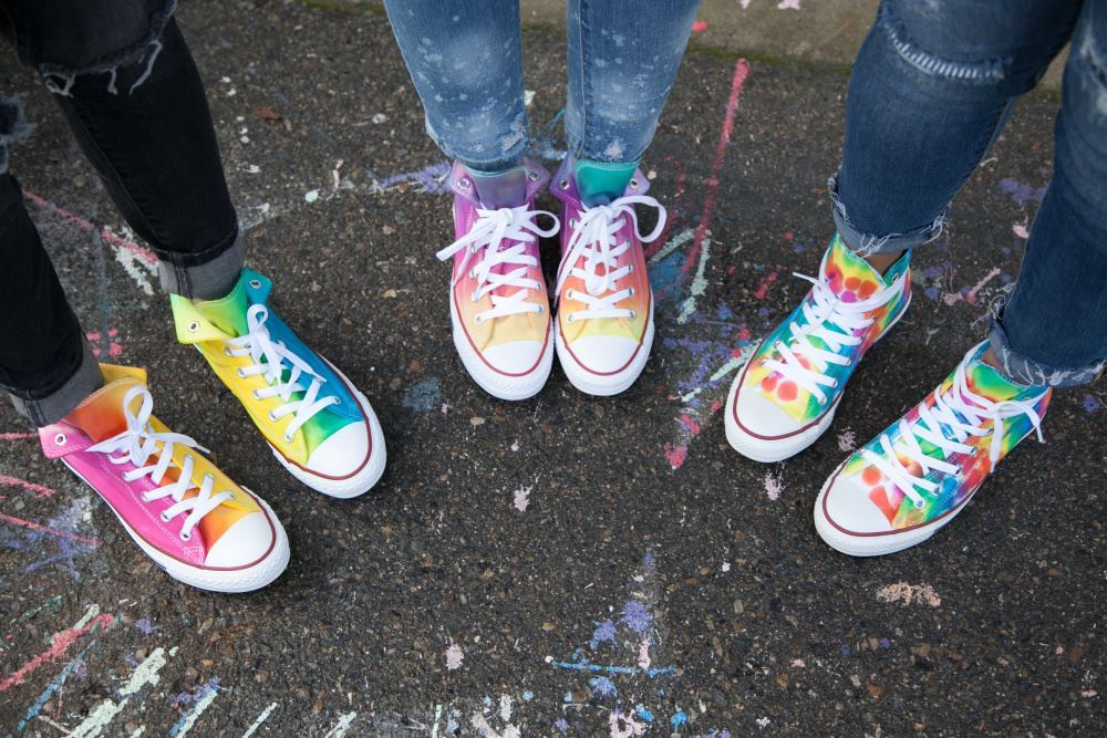 Tie Dye Shoes