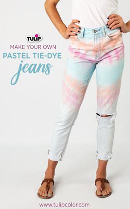 Picture of Make Your Own Pastel Tie-Dye Jeans