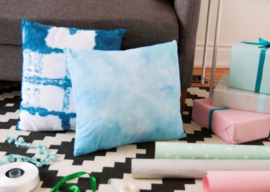 Tulip Winter Shibori Tie-Dye Pillows