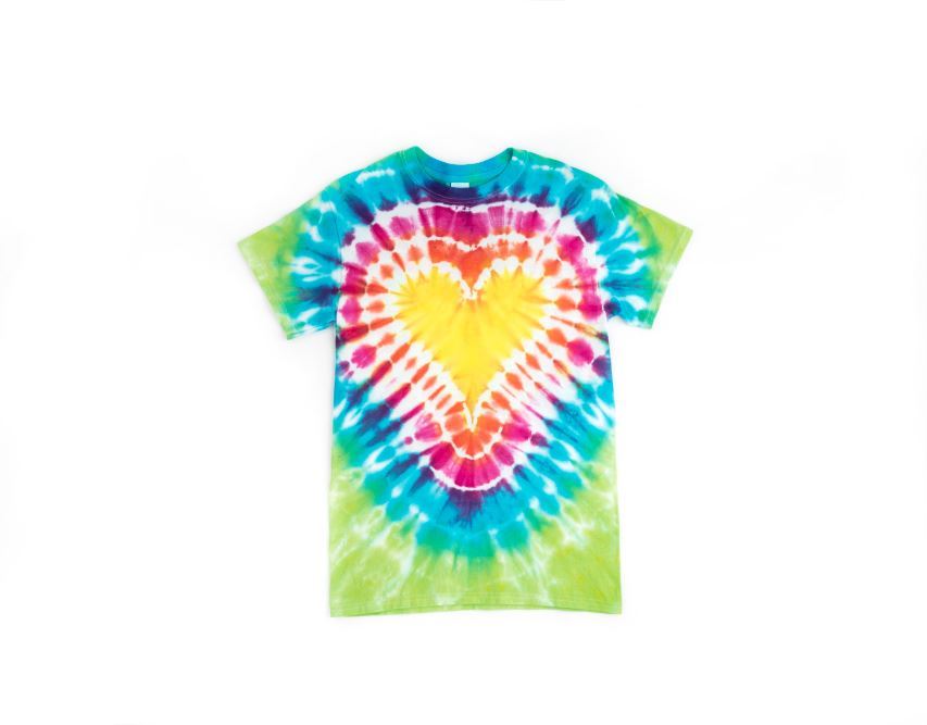 Tulip 5 Tie-Dye Heart T-shirt Ideas