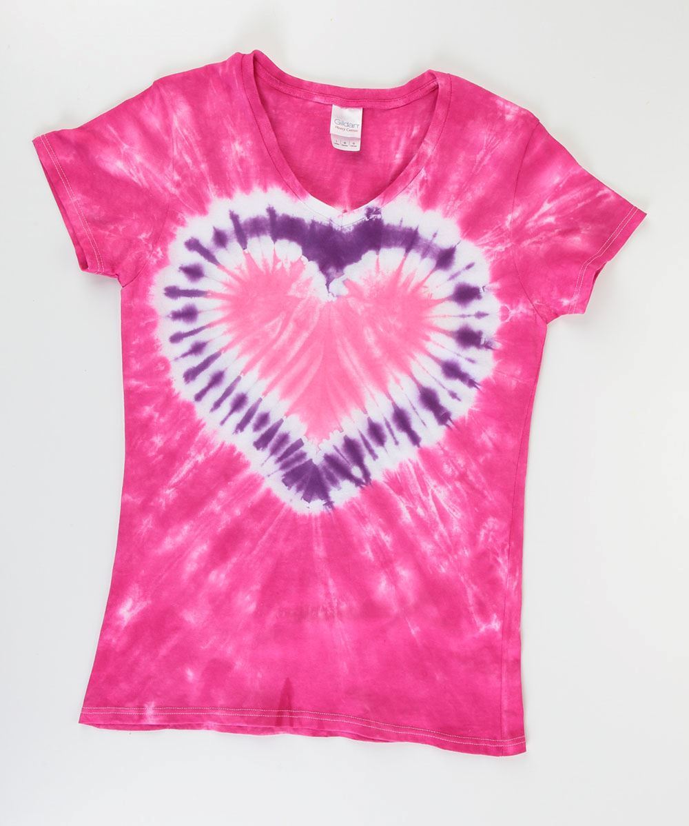 Tulip 5 Tie-Dye Heart T-shirt Ideas