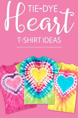 Picture of 5 Tie-Dye Heart T-shirt Ideas
