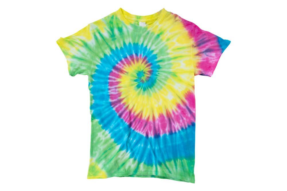 Tulip Tie Dye Spiral Pattern Ideas - Super Big tie-dye T-shirt