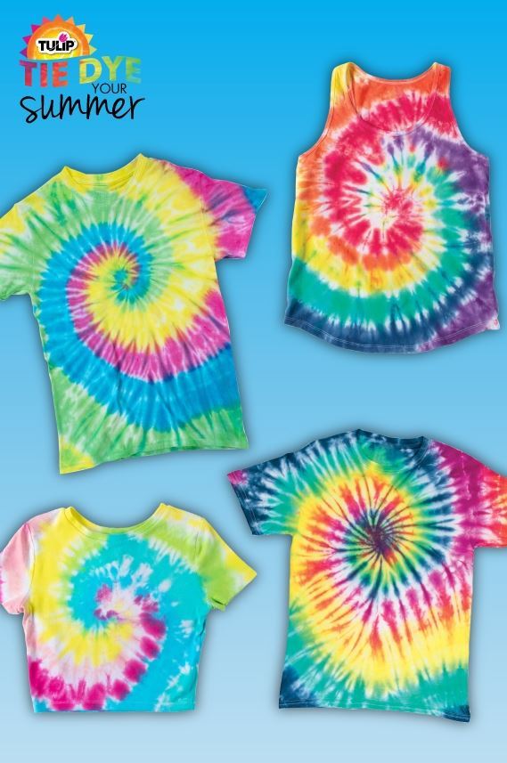 Spiral tie dye ideas