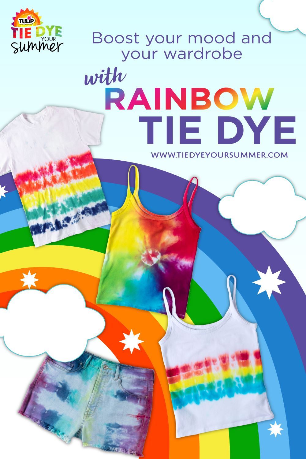 Tulip Rainbow Tie-Dye Projects