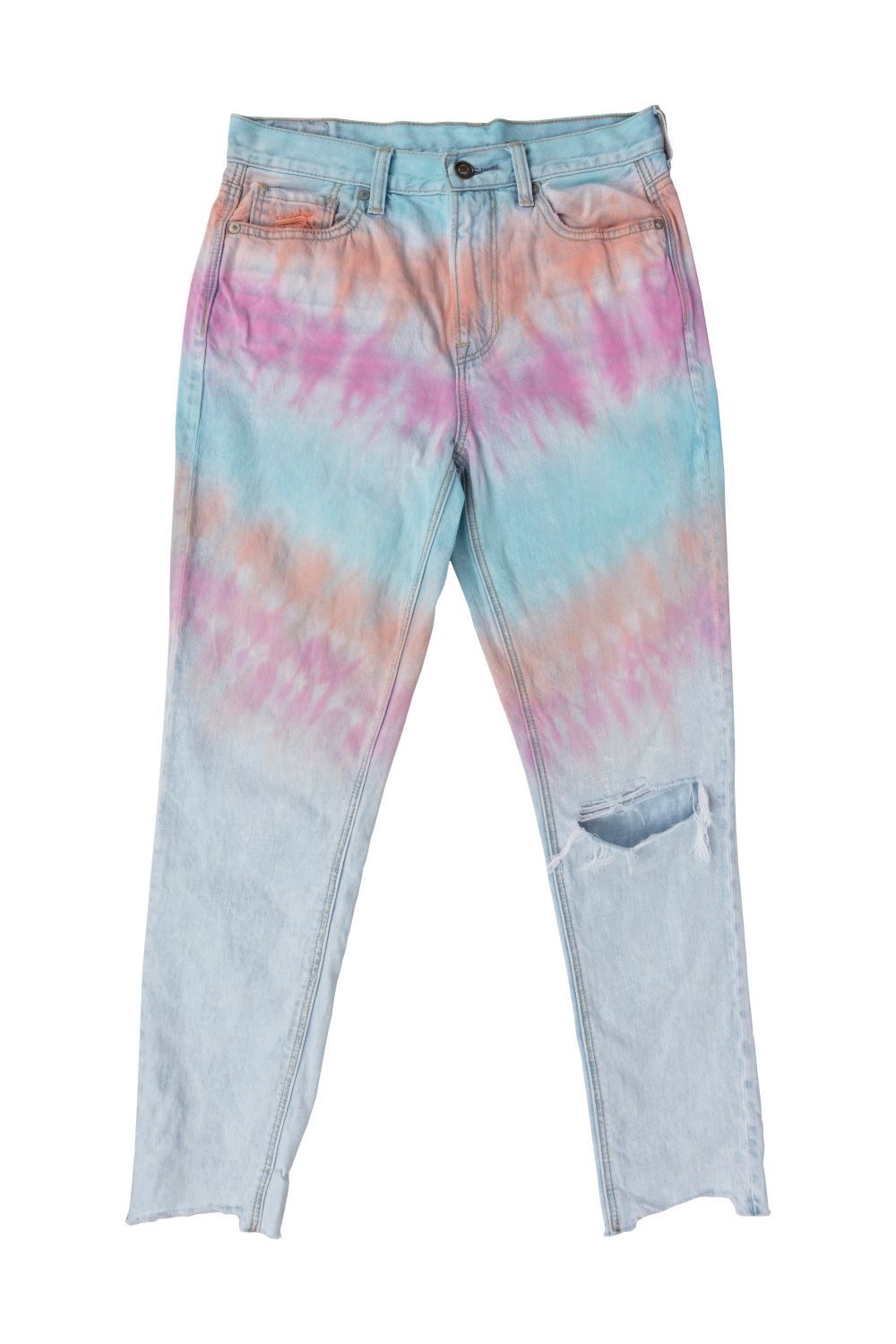 Pastel Tie-Dye Jeans