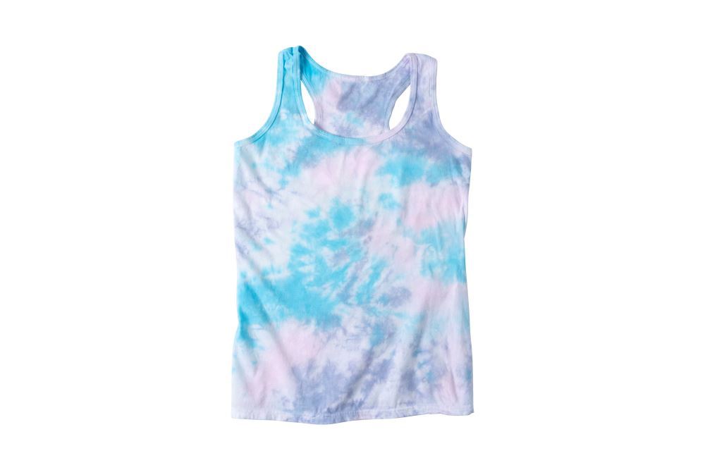 Ice Dye Pastel Tie-Dye Tank Top