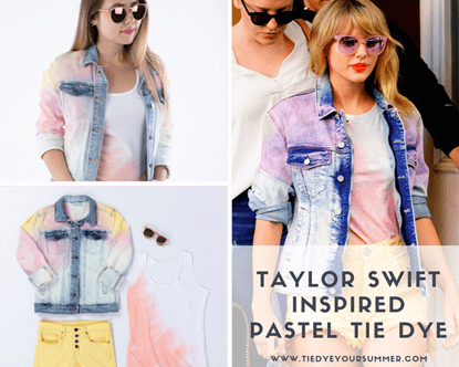 Picture of DIY Taylor Swift Inspired Pastel Tie Dye