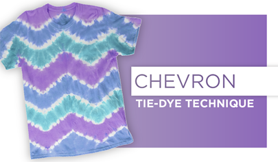 Chevron Tie-Dye Technique