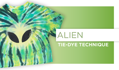 Alien Glow Tie-Dye Technique