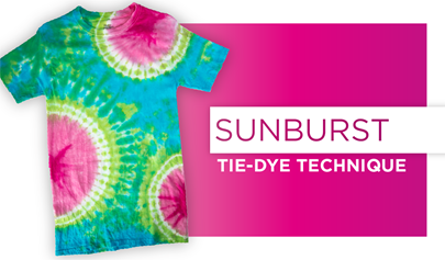 sunburst-tie-dye-technique