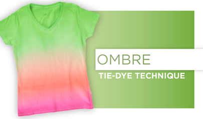 Ombre Tie-Dye Technique How-To