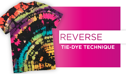reverse-tie-dye-technique