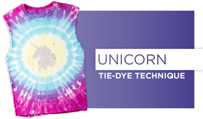 How to Unicorn Tie Dye