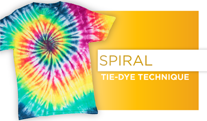How to Spiral Tie Dye