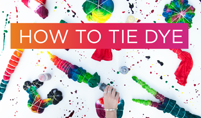 How to Tie Dye Shirts with Tulip