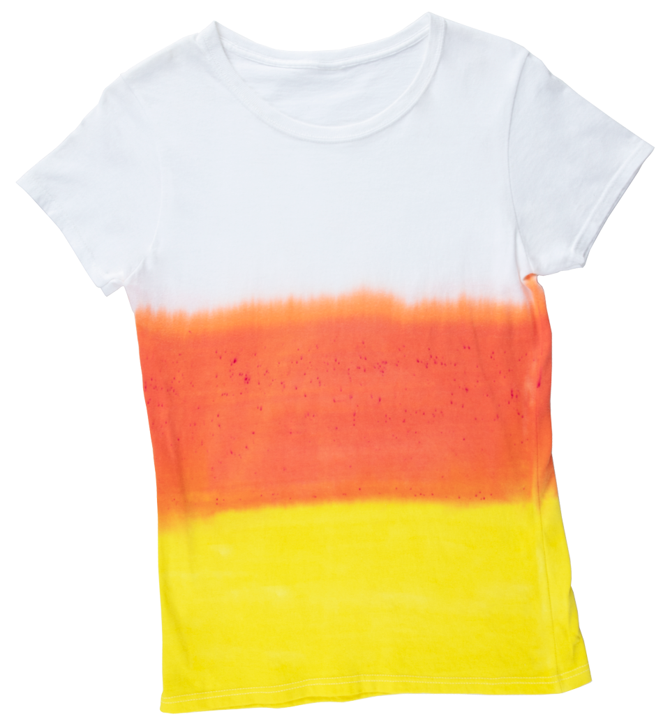 Picture of Candy Corn Tie-Dye Technique