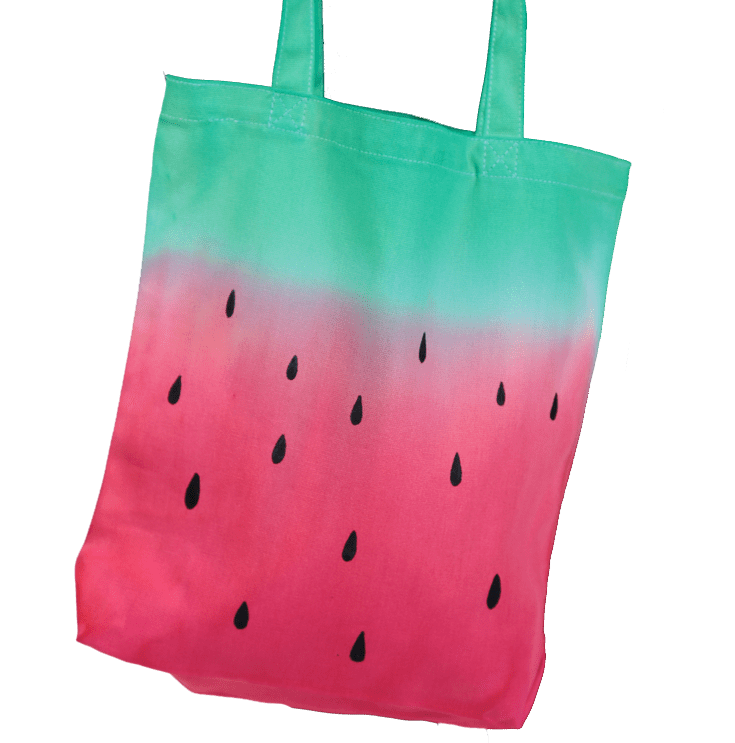 Picture of Watermelon Tie-Dye Tote Bag